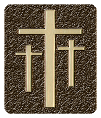 238 DF35 517 BZ GD 3 Crosses Bronze Gold